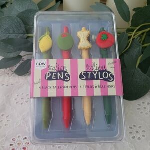 Italian Pens with Food Toppers